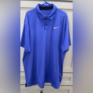 Nike Men's Vibrant Blue Polo Shirt
New without tags. Bought at a gold shop.